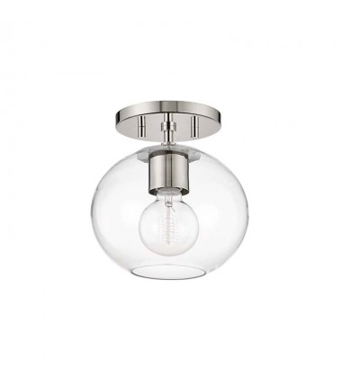  Margot 1 Light Semi Flush (H270601-PN) - Mitzi Lighting