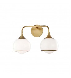  Reese 2 Light Wall Sconce (H281302-AGB) - Mitzi Lighting