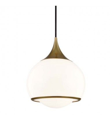  Reese 1 Light Medium Pendant (H281701M-AGB) - Mitzi Lighting