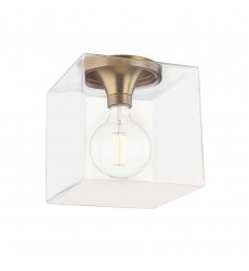  Grace 1 Light Flush Mount (H284501SQL-AGB) - Mitzi Lighting