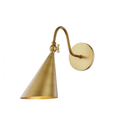 Lupe 1 Light Wall Sconce (H285101-AGB) - Mitzi Lighting  Lupe 1 Light Wall Sconce (H285101-AGB) - Mitzi Lighting