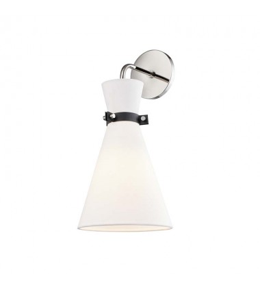  Julia 1 Light Wall Sconce (H294101-PN/BK) - Mitzi Lighting