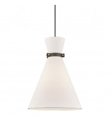  Julia 1 Light Large Pendant (H294701L-AGB/BK) - Mitzi Lighting