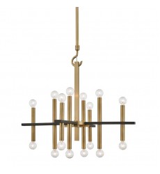  Colette 16 Light Chandelier (H296816-AGB/BK) - Mitzi Lighting