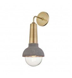 Macy 1 Light Wall Sconce (H304101-AGB) - Mitzi Lighting  Macy 1 Light Wall Sconce (H304101-AGB) - Mitzi Lighting