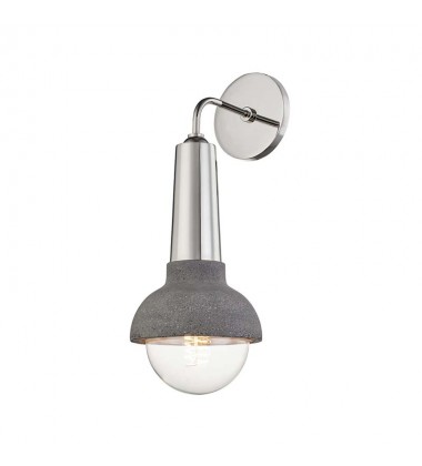 Macy 1 Light Wall Sconce (H304101-PN) - Mitzi Lighting  Macy 1 Light Wall Sconce (H304101-PN) - Mitzi Lighting
