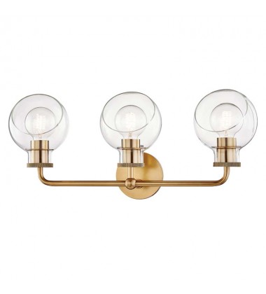  Noelle 3 Light Bath Bracket (H311303-AGB) - Mitzi Lighting