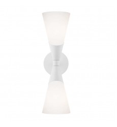  Parker 2 Light Wall Sconce (H312102-WH) - Mitzi Lighting