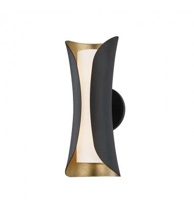  Josie 2 Light Wall Sconce (H315102-GL/BK) - Mitzi Lighting