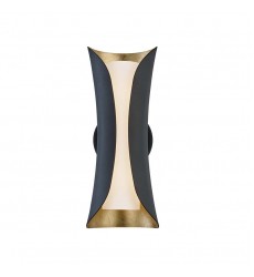 Josie 2 Light Wall Sconce (H315102-GL/BK) - Mitzi Lighting