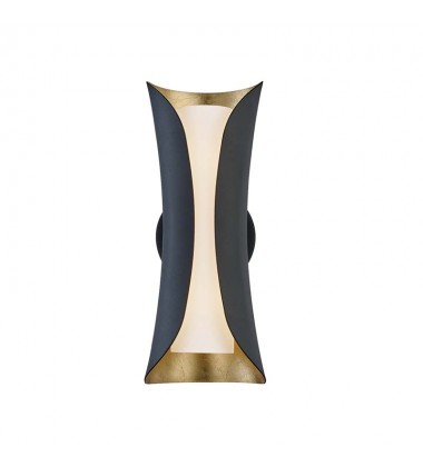  Josie 2 Light Wall Sconce (H315102-GL/BK) - Mitzi Lighting