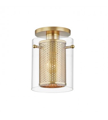 Elanor 1 Light Flush Mount (H323601-AGB) - Mitzi Lighting