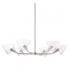  Isabella 6 Light Chandelier (H327806-PN) - Mitzi Lighting