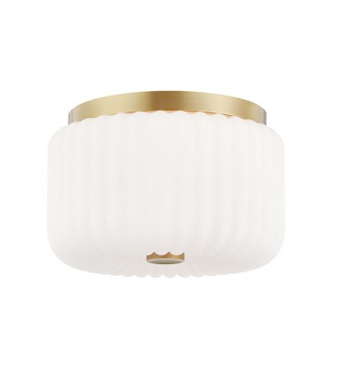 Lydia 2 Light Flush Mount (H340502-AGB) - Mitzi Lighting  Lydia 2 Light Flush Mount (H340502-AGB) - Mitzi Lighting