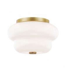  Hazel 2 Light Flush Mount (H350502-AGB) - Mitzi Lighting