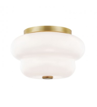  Hazel 2 Light Flush Mount (H350502-AGB) - Mitzi Lighting