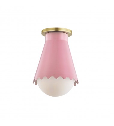  Lauryn 1 Light Flush Mount (H351501-AGB/BLSH) - Mitzi Lighting