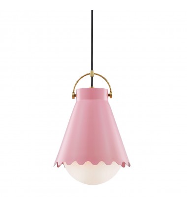  Lauryn 1 Light Large Pendant (H351701L-AGB/BLSH) - Mitzi Lighting