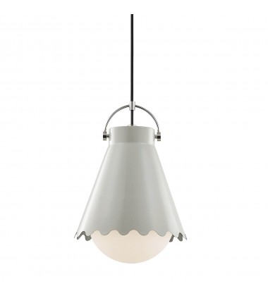  Lauryn 1 Light Large Pendant (H351701L-PN/GRY) - Mitzi Lighting