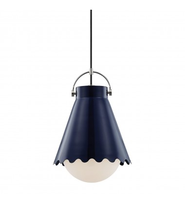  Lauryn 1 Light Large Pendant (H351701L-PN/NVY) - Mitzi Lighting
