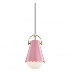  Lauryn 1 Light Small Pendant (H351701S-AGB/BLSH) - Mitzi Lighting