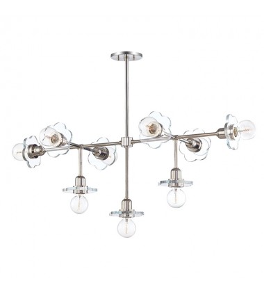  Alexa 9 Light Chandelier (H357809-PN) - Mitzi Lighting