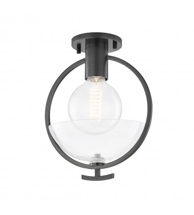  Ringo 1 Light Semi Flush (H387601-OB) - Mitzi Lighting