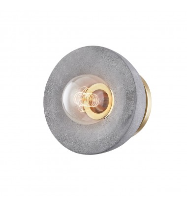  Poppy 1 Light Flush Mount (H400501-AGB) - Mitzi Lighting