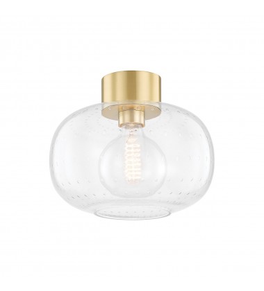  Harlow 1 Light Flush Mount (H403501-AGB) - Mitzi Lighting