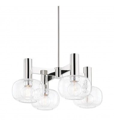  Harlow 4 Light Chandelier (H403804-PN) - Mitzi Lighting