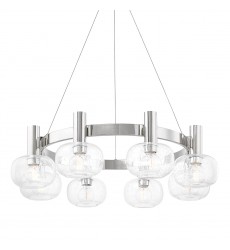  Harlow 8 Light Chandelier (H403808-PN) - Mitzi Lighting