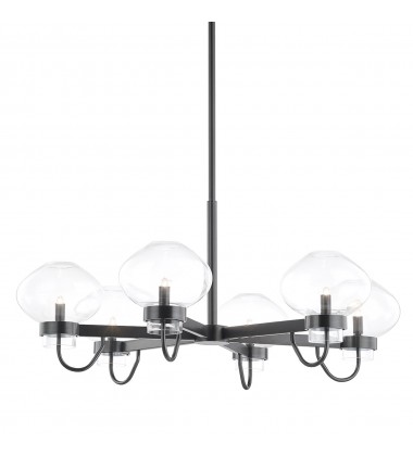  Korey 6 Light Chandelier (H408806-OB) - Mitzi Lighting