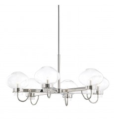  Korey 6 Light Chandelier (H408806-PN) - Mitzi Lighting