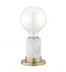  Asime 1 Light Table Lamp With A Marble Base (HL120201-AGB) - Mitzi Lighting