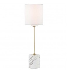  Fiona 1 Light Table Lamp With A Marble Base (HL153201-AGB) - Mitzi Lighting