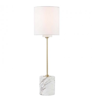  Fiona 1 Light Table Lamp With A Marble Base (HL153201-AGB) - Mitzi Lighting