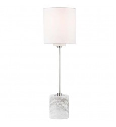  Fiona 1 Light Table Lamp With A Marble Base (HL153201-PN) - Mitzi Lighting
