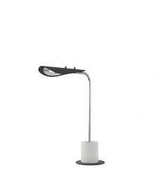  Layla 1 Light Table Lamp With A Concrete Base (HL157201-PN/BK) - Mitzi Lighting