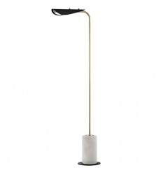  Layla 1 Light Floor Lamp With A Concrete Base (HL157401-AGB/BK) - Mitzi Lighting