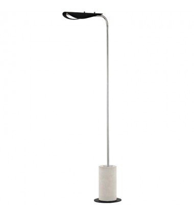  Layla 1 Light Floor Lamp With A Concrete Base (HL157401-PN/BK) - Mitzi Lighting