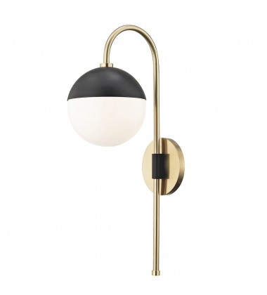  Renee 1 Light Wall Sconce With Plug (HL249101-AGB/BK) - Mitzi Lighting