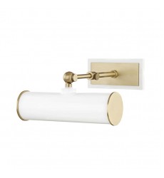  Holly 1 Light Picture Light With Plug (HL263201-AGB/WH) - Mitzi Lighting