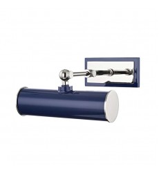  Holly 1 Light Picture Light With Plug (HL263201-PN/NVY) - Mitzi Lighting