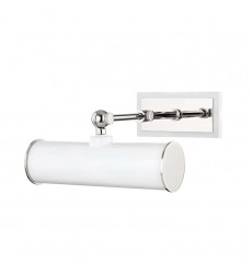  Holly 1 Light Picture Light With Plug (HL263201-PN/WH) - Mitzi Lighting