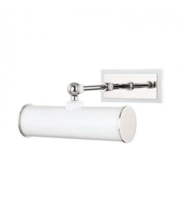  Holly 1 Light Picture Light With Plug (HL263201-PN/WH) - Mitzi Lighting