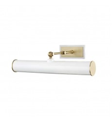  Holly 2 Light Picture Light With Plug (HL263202-AGB/WH) - Mitzi Lighting