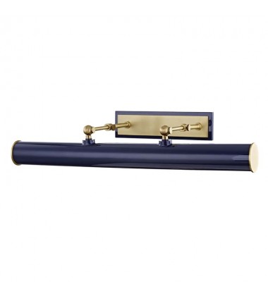  Holly 3 Light Picture Light With Plug (HL263203-AGB/NVY) - Mitzi Lighting