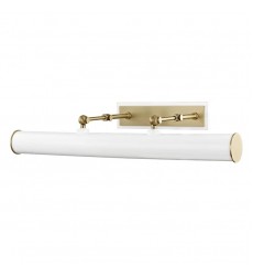  Holly 3 Light Picture Light With Plug (HL263203-AGB/WH) - Mitzi Lighting