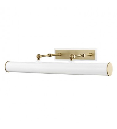  Holly 3 Light Picture Light With Plug (HL263203-AGB/WH) - Mitzi Lighting