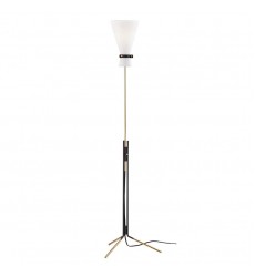  Julia 1 Light Torchiere Floor Lamp (HL294401B-AGB/BK) - Mitzi Lighting